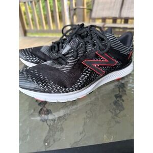 New Balance FuelCell Impulse Running Shoes Sneakers Black Red Woman's 8.5